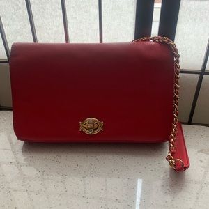 Lord & Taylor Red Crossbody.
